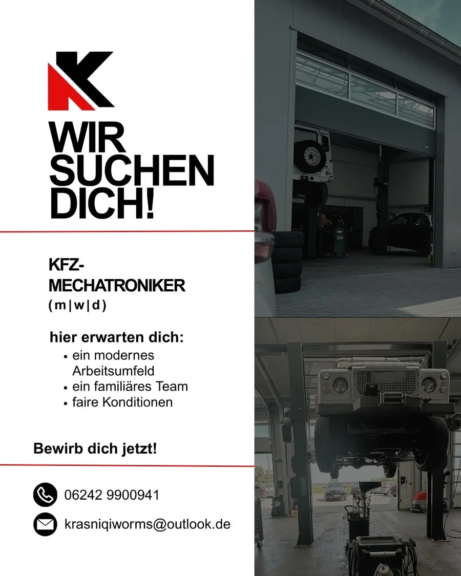 Krasniqi Automobile — Stellenanzeige