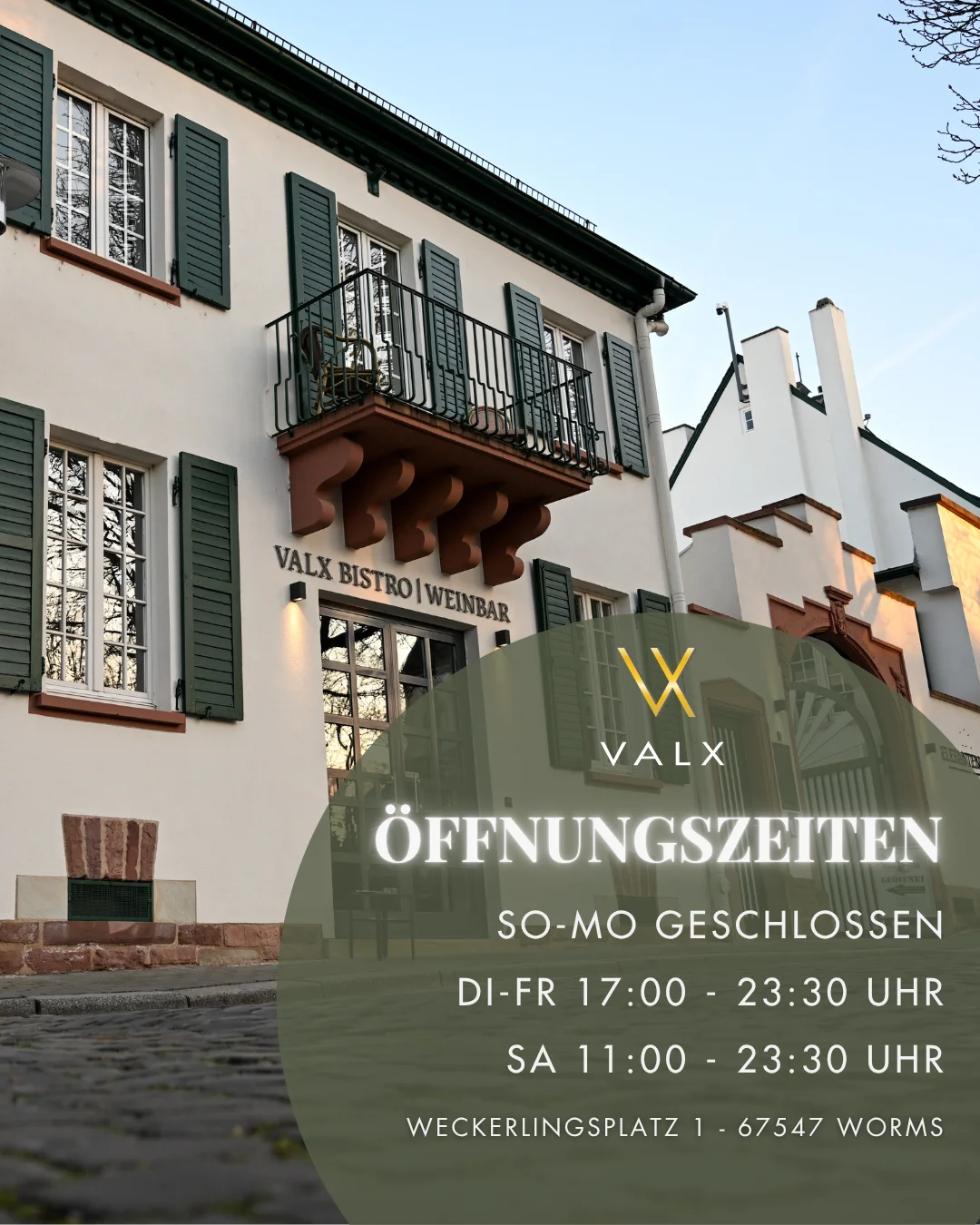 Valx Bistro Weinbar - Weckerlingsplatz 1 67547 Worms