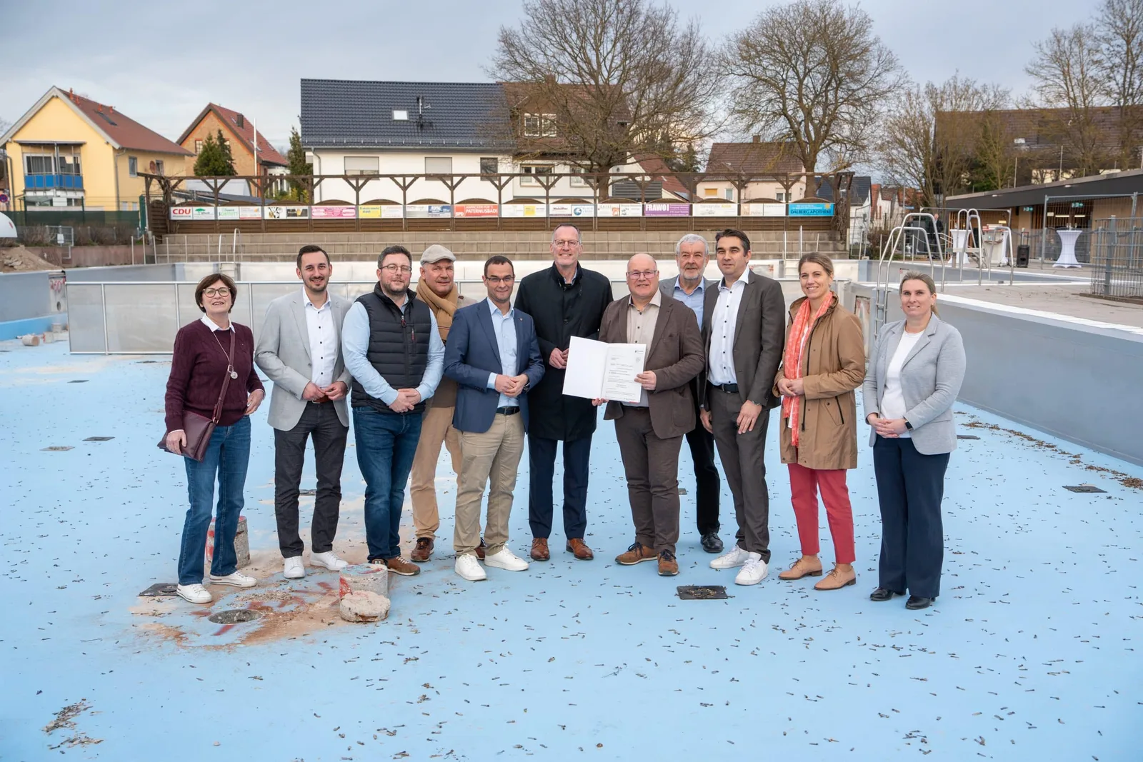 Wichtiger Schritt für die Zukunft des Paternusbades in Pfeddersheim