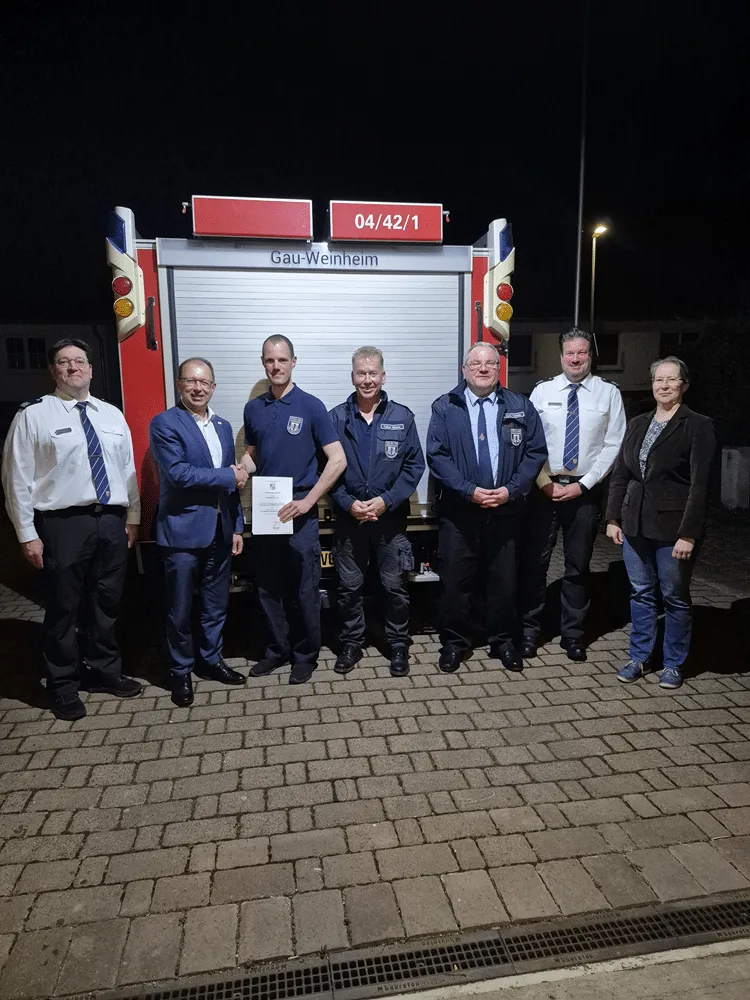 Johannes Nauth ist neuer Wehrführer der Feuerwehr Gau-Weinheim