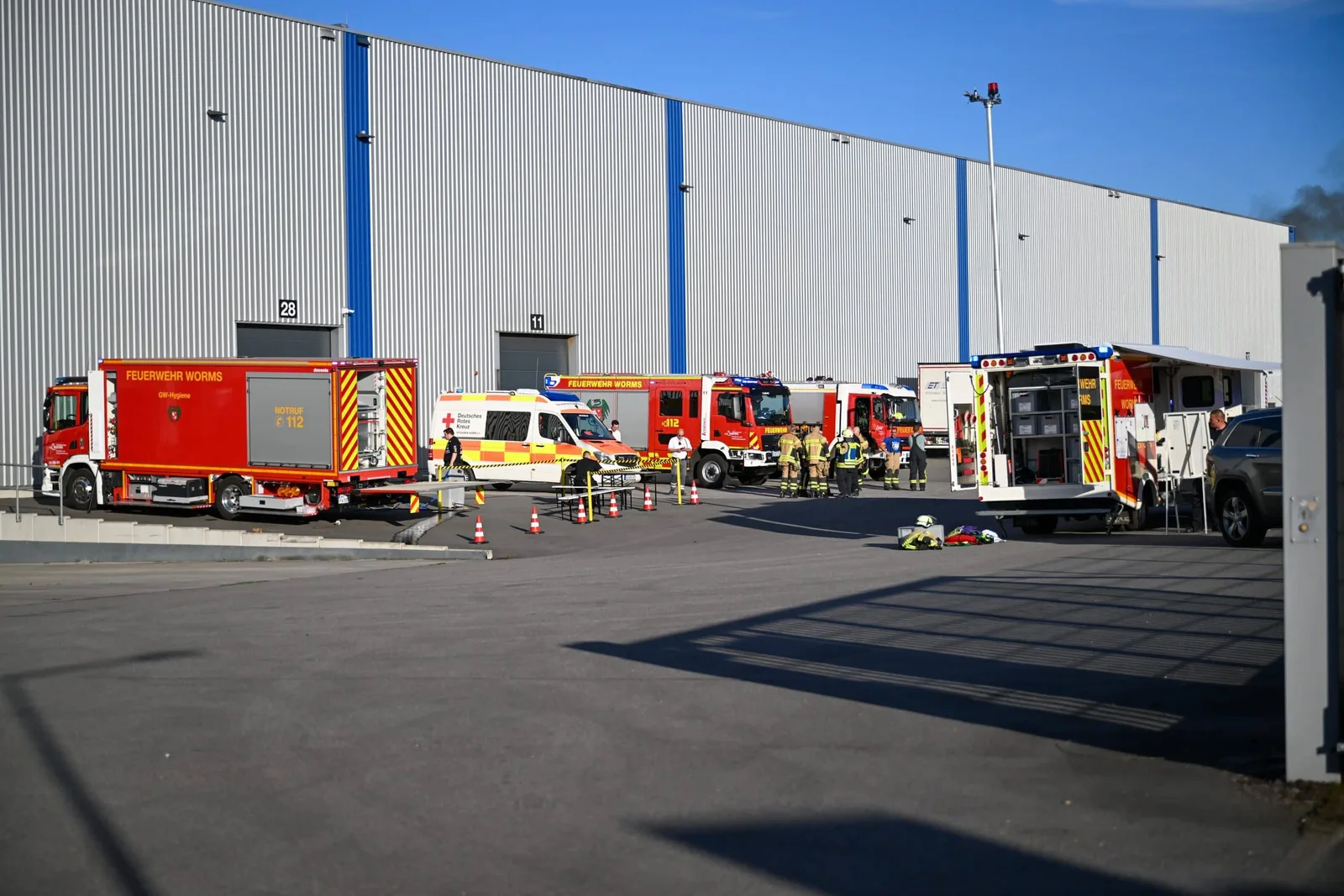 Brand Firma Velte in Worms 28052026