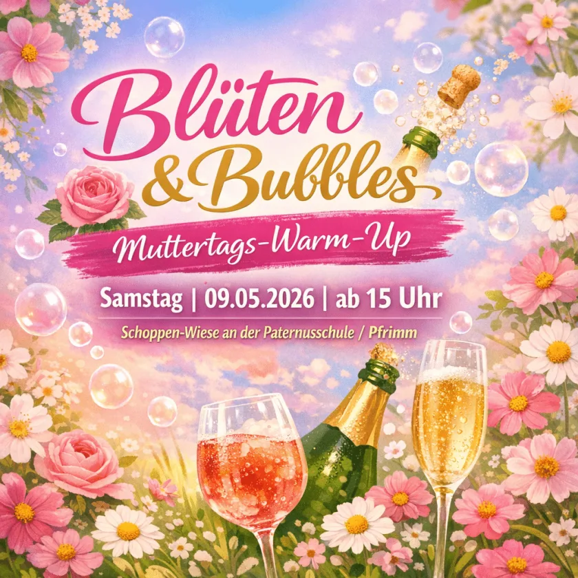Muttertagsauftakt in Pfeddersheim: Secco-Fest „Blüten & Bubbles“ lädt zur Weinrast ein