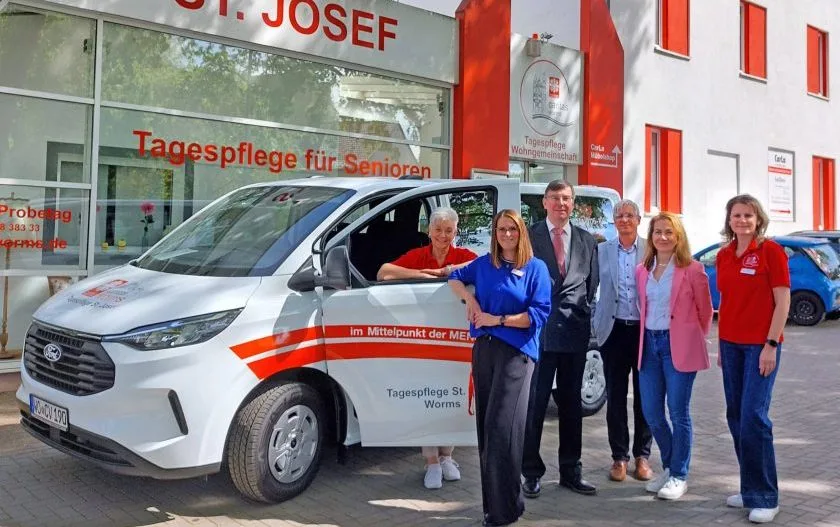 Neuer Ford Transit bringt mehr Mobilität in die Wormser Caritas-Altenhilfe