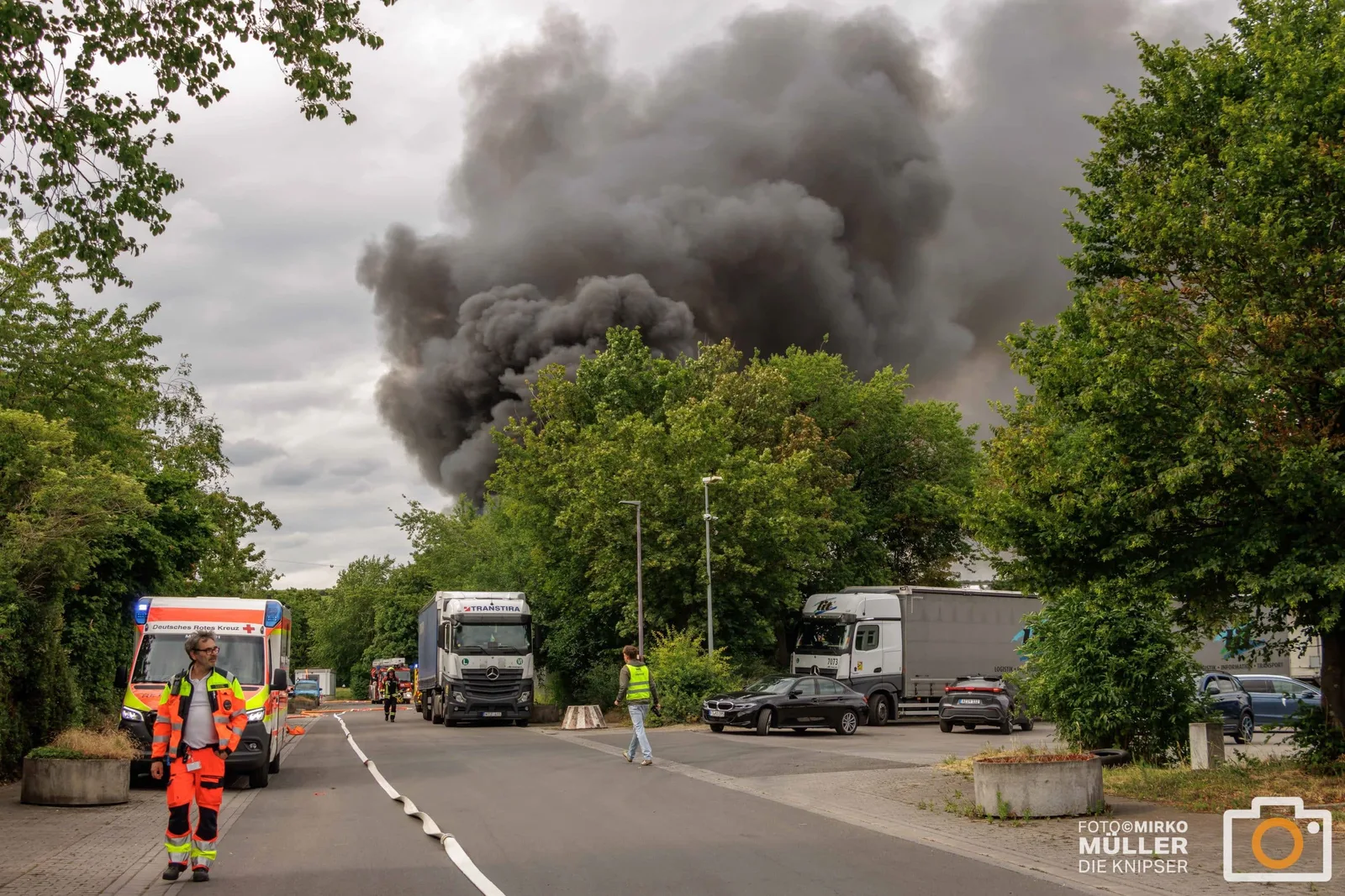 Brand bei Remondis