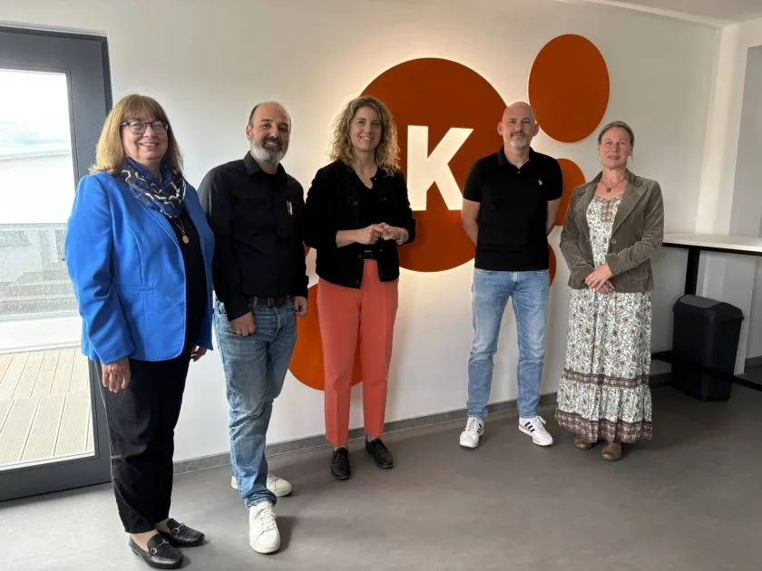 Bürgermeisterin Stephanie Lohr besucht Wormser Unternehmen Rauh GmbH und Haupt GmbH
