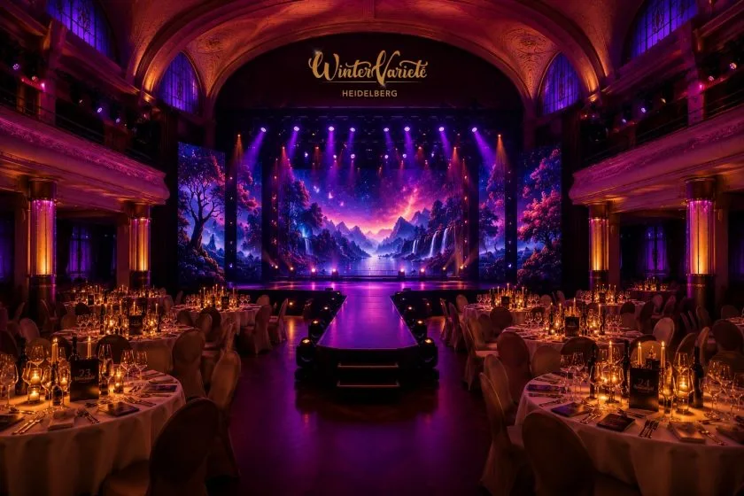 WinterVarieté zieht nach Leimen: Festhalle wird neues Zuhause der beliebten Dinnershow