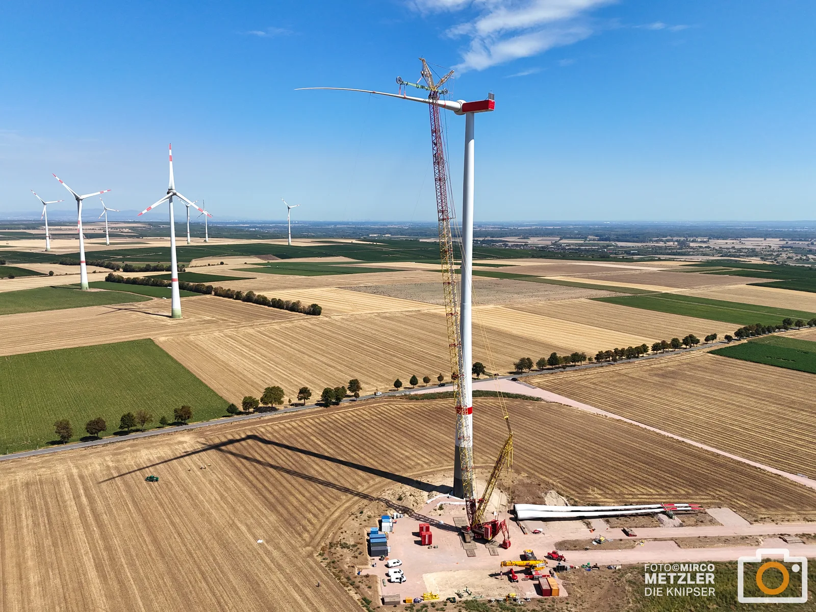 Neue Windräder bei Alsheim prägen künftig die rheinhessische Landschaft