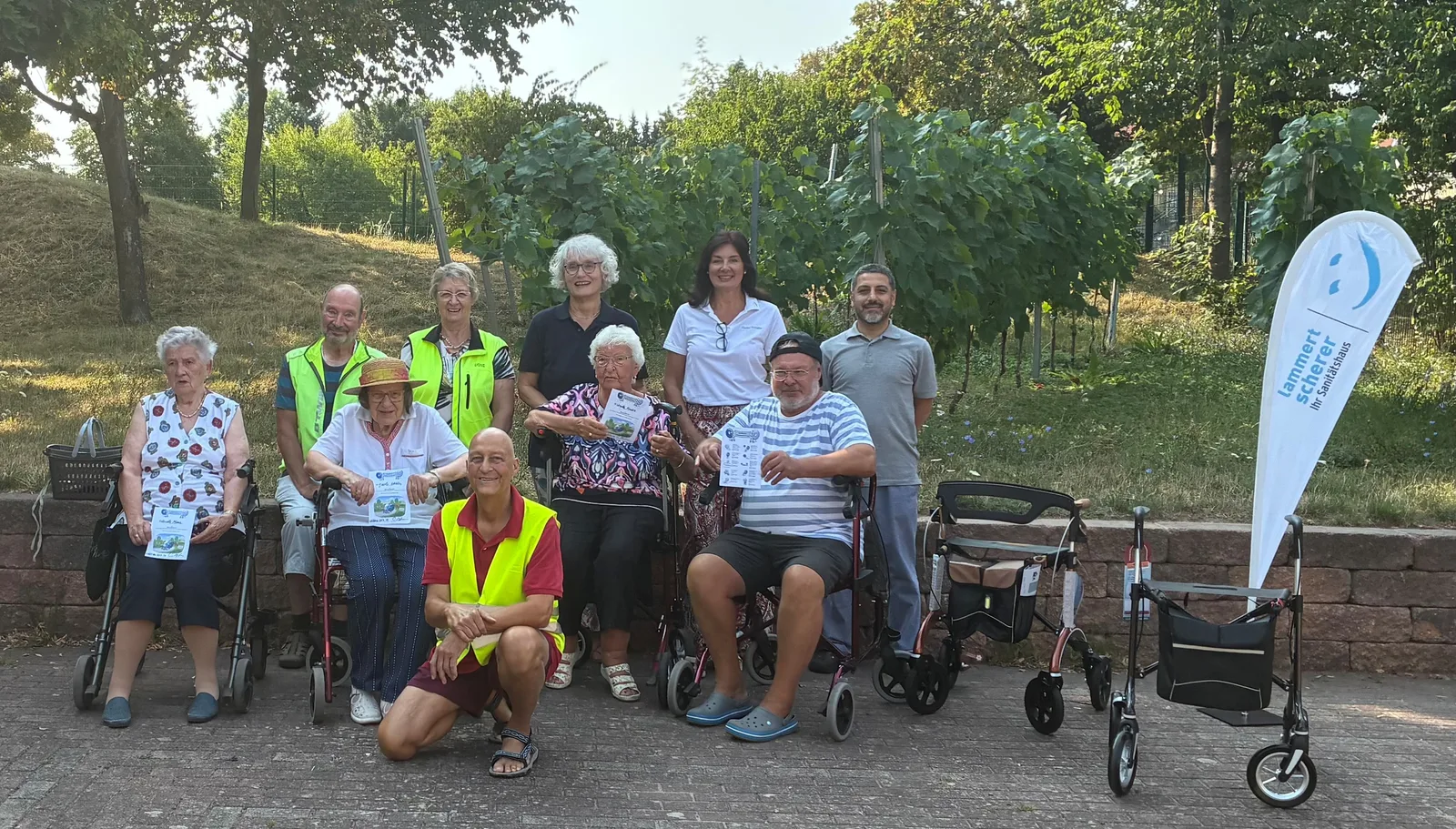 Sicher unterwegs mit dem Rollator: Wöllsteiner Senioren machen den Führerschein