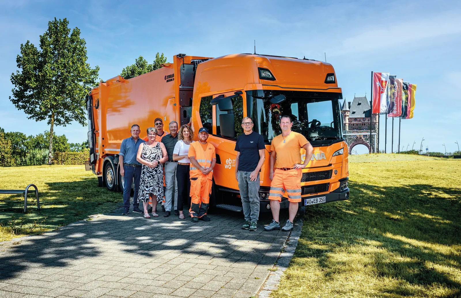 Erstes Elektro-Müllfahrzeug der ebwo geht in Worms an den Start