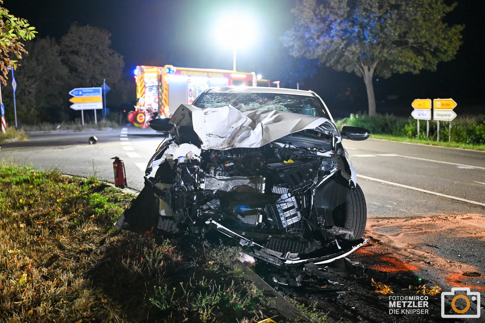 Schwerer Motorradunfall in Worms: 21-Jähriger mit Rettungshubschrauber in Klinik geflogen