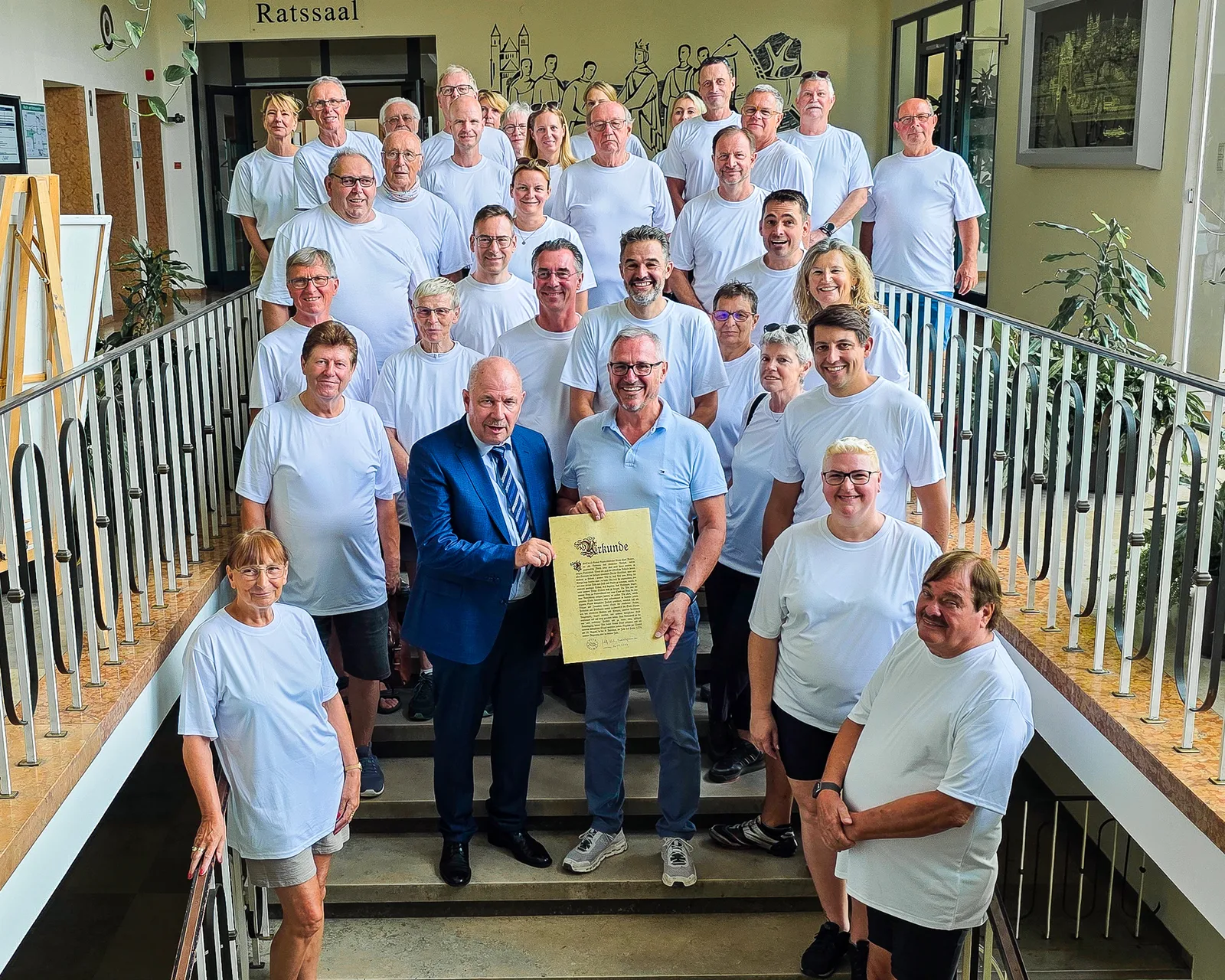 750 Jahre Stadtrechte: Germersheimer Jubiläumsdelegation besucht Worms