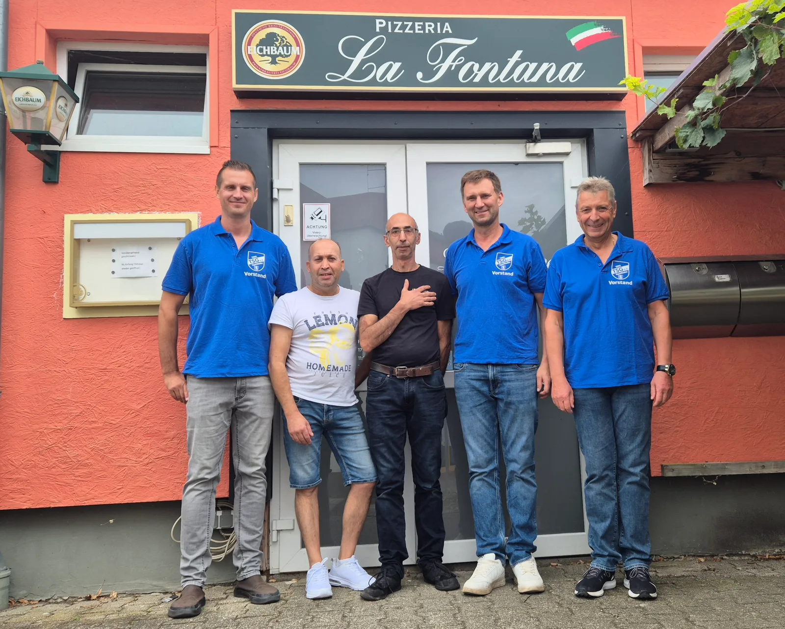 Neue Pächter im TSG-Vereinsheim: Familie Rocca übernimmt „La Fontana“