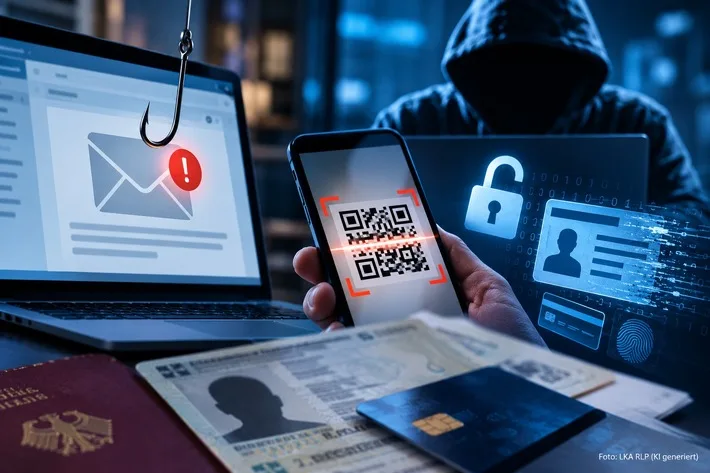 Vorsicht vor neuen Betrugsmaschen: LKA warnt vor Phishing, gefälschten QR-Codes und WhatsApp-Betrug