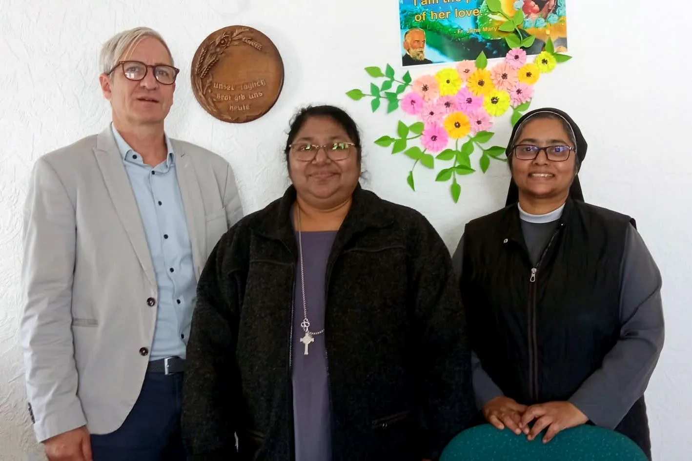 Besuch aus Indien: Provinzoberin trifft Johannesschwestern in Worms