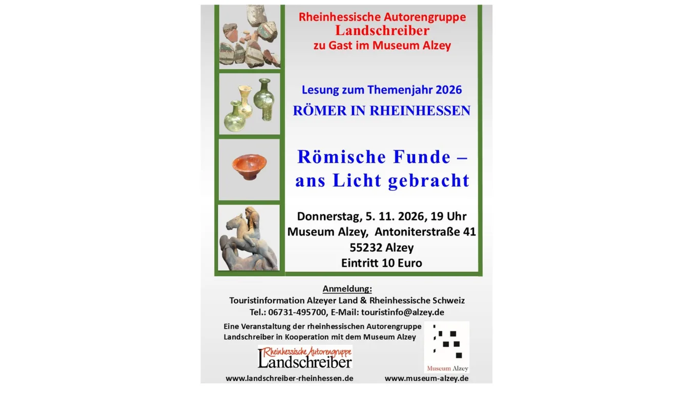 Römische Geheimnisse in Alzey: Landschreiber erwecken antike Funde zum Leben