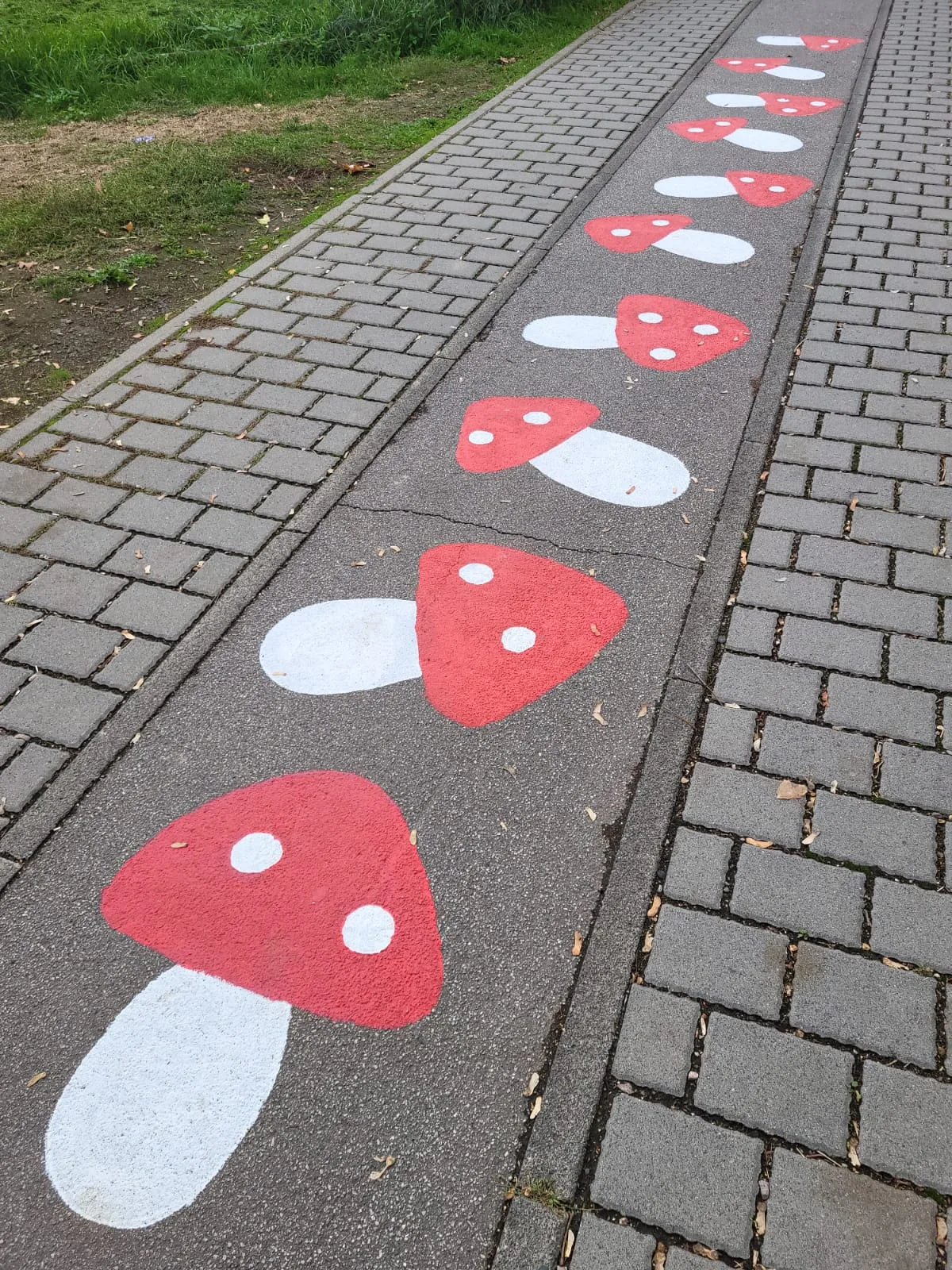 Neuer Hüpfweg in Westhofen bringt Farbe und Bewegung für Kinder