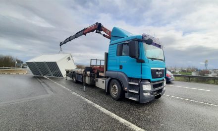 Grünstadt – Verkehrsunfall aufgrund fehlender Ladungssicherung