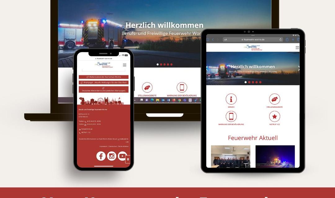 Worms – Neue Feuerwehr-Homepage ist online