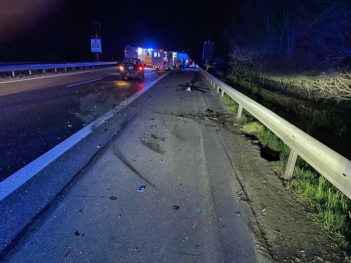 Polizeiautobahnstation Ruchheim – Vollsperrung der A61 nach Verkehrsunfall mit mehreren verletzten Personen