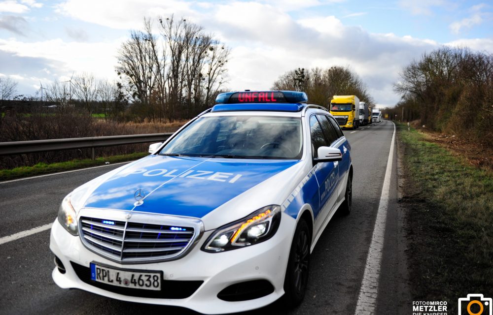 Neustadt/Weinstraße – Vollsperrung der BAB 65 nach Verkehrsunfall