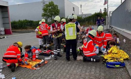Übung auf Gelände der UD-Chemie: Verletzte gerettet