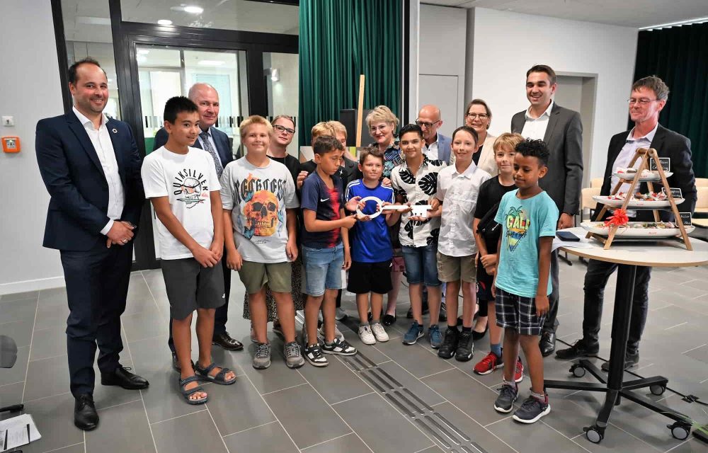 Einweihung des Neubaus der Pfrimmtal Realschule Plus in Worms     Stadt Worms präsentiert erste Clusterschule