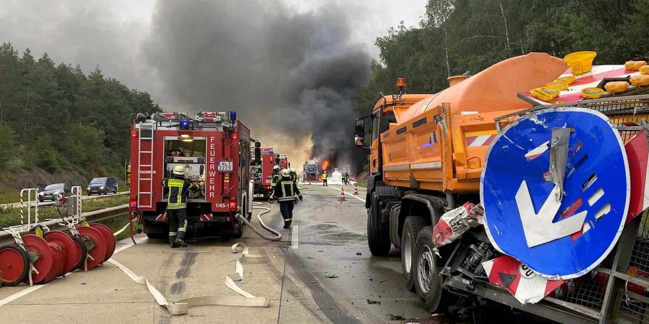 A6/Wattenheim – Lkw-Unfall mit erheblichen Auswirkungen