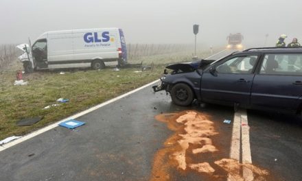 L437 zwischen Uelversheim und K40 – Schwerer Verkehrsunfall mit Personenschaden durch Frontalzusammenstoß zwischen Pkw und Sprinter