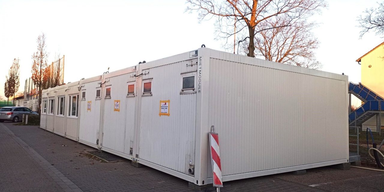 Geschwister-Scholl-Schule erhält zusätzliche Containeranlage