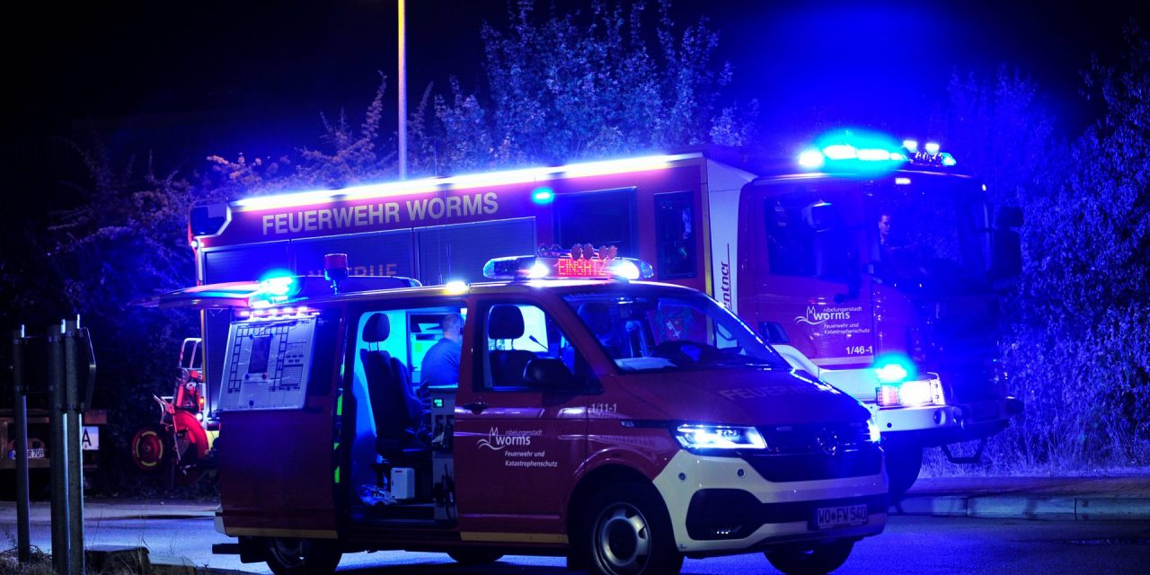 Worms – Brand in Mehrfamilienhaus