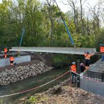 Neue Wirtschaftswegbrücke in Worms-Pfeddersheim