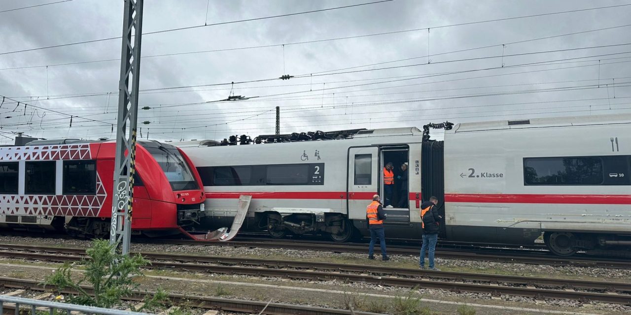 Schienenverkehr am Wormser Hauptbahnhof eingestellt