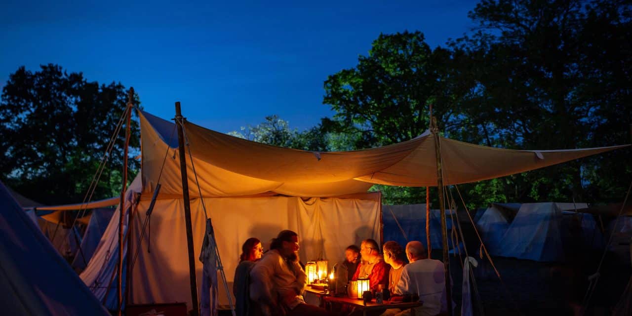 Das Spectaculum schlägt seine Zelte auf