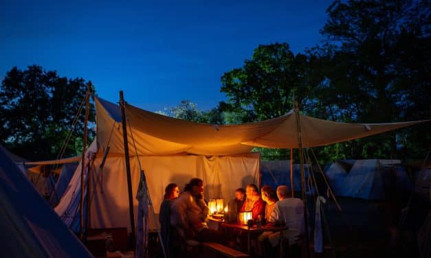 Das Spectaculum schlägt seine Zelte auf