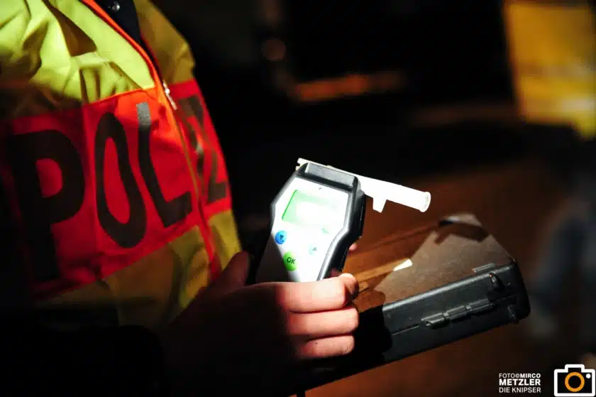 Verkehrsunfall unter Alkoholeinfluss