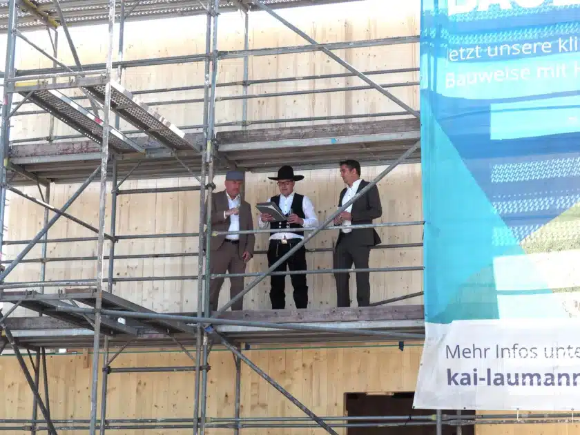 Richtfest für den Neubau der Kita in der Prinz-Carl-Anlage