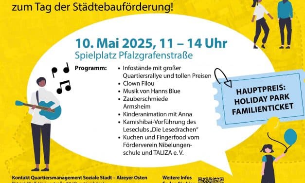 Der Alzeyer Osten feiert – Spielplatz-Fest mit Quartiersrallye und buntem Programm