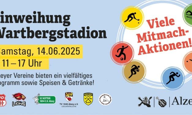 Wartbergstadion Alzey: Neue Sportstätte wird am 14. Juni mit großem Fest eingeweiht