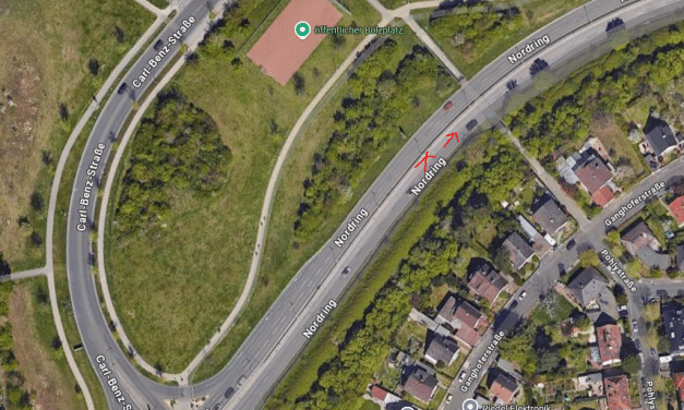 Fahrbahnteilsperrung Nordring Frankenthal