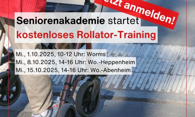 Rollator-Training: Caritas und Verkehrswachten schulen für mehr Sicherheit