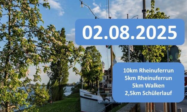 Rheinufferrun 2025- Laufen für einen guten Zweck am Rhein!