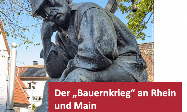 Vortrag zum Bauernkrieg mit Prof. Dr. Schwerhoff bei Tagung vom 12.–14. Juni in Worms