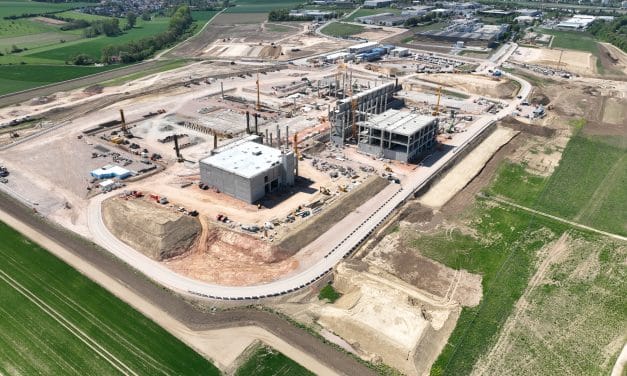 Lilly-Baustelle: Der letzte Pfahl für die Produktionsgebäude ist gesetzt