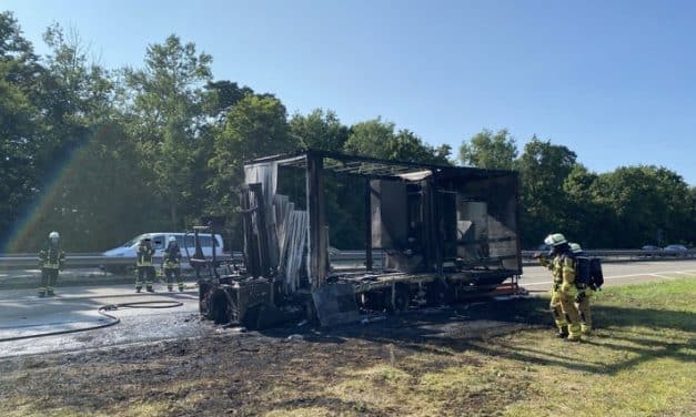 LKW-Anhänger in Flammen – Brand am 11. Juni gegen 17 Uhr
