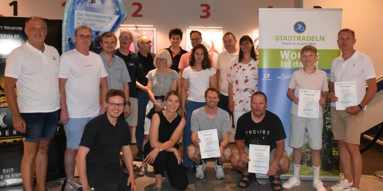 STADTRADELN Worms: Über 1.000 Radelnde treten gemeinsam rund um die Welt