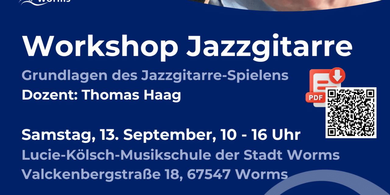 Workshop Jazzgitarre mit Thomas Haag – Theorie und Praxis für Einsteiger