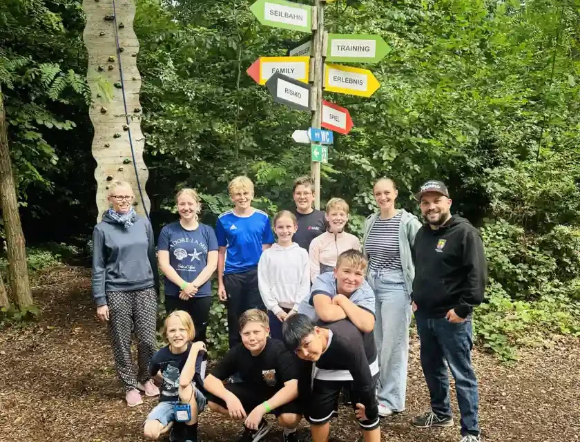 Klettern wie Tarzan im Dschungel