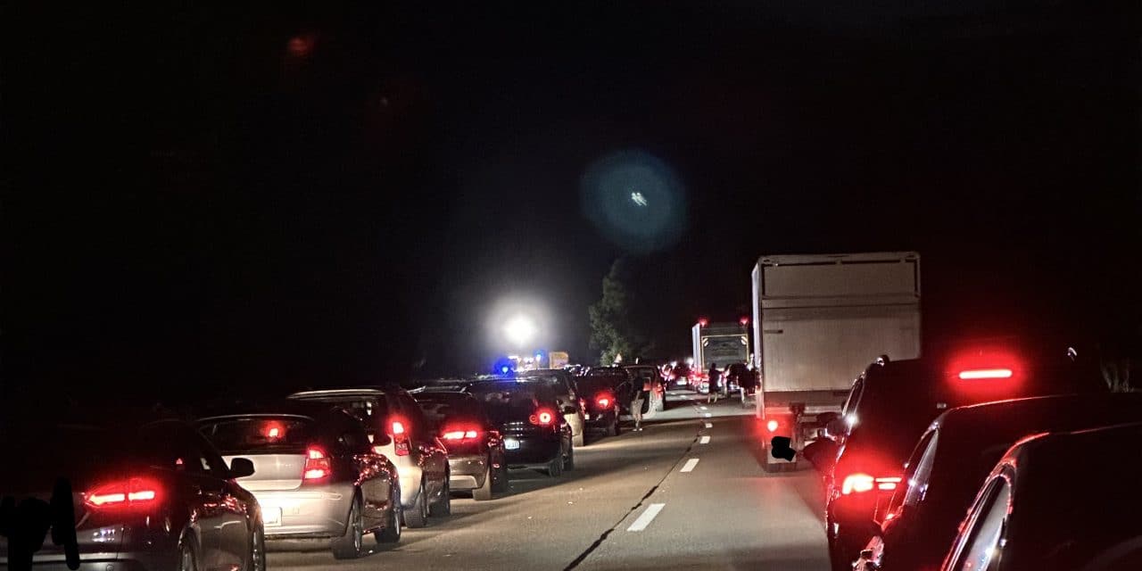 Verkehrsunfall auf der B9 bei Worms mit einer leicht verletzten Person