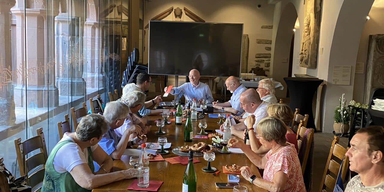 Austausch über SchUM-Projekte und jüdisches Kulturerbe