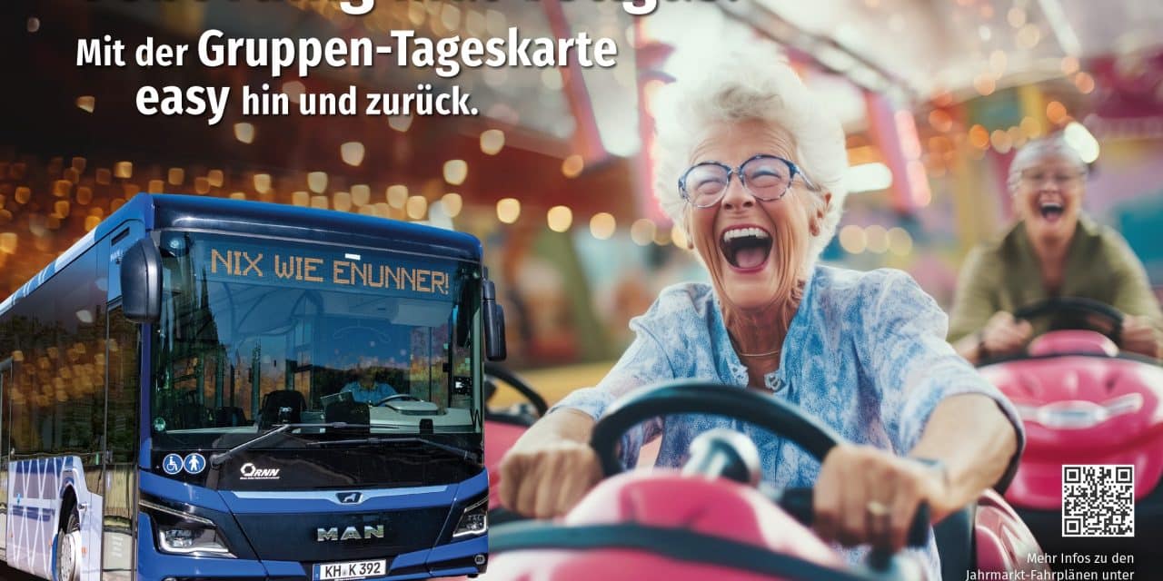 „Nix wie enunner“ – mit Bus und Bahn zum Bad Kreuznacher Jahrmarkt